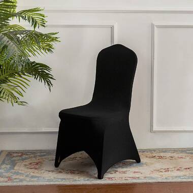 Black velvet 2024 chair covers